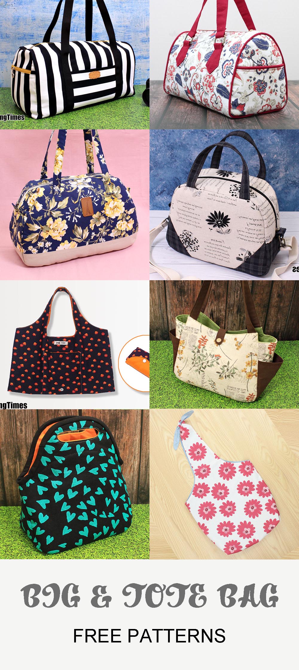 Read more about the article Tote Bag & Big Size Bag Free Patterns