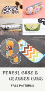Read more about the article Pencil Case & Glasses Case Free Patterns