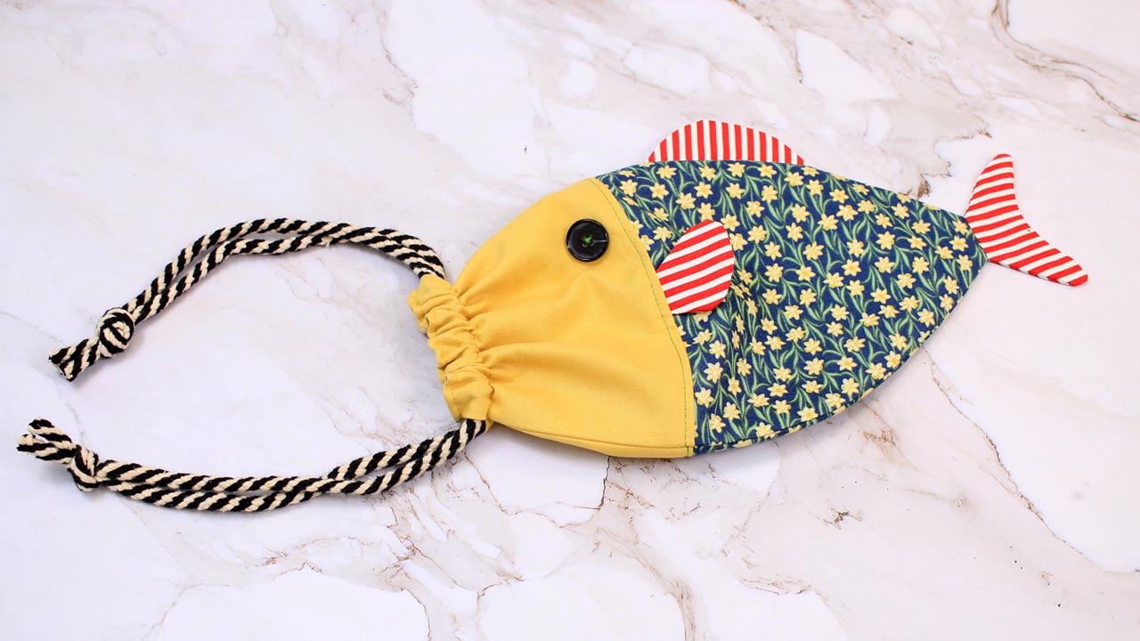 DIY FISH DRAWSTRING BAG sewingtimesblog