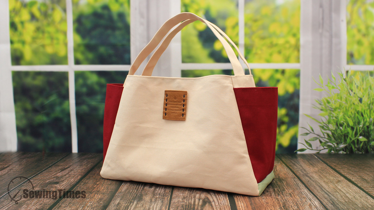 You are currently viewing DIY Tote Bag with side pockets