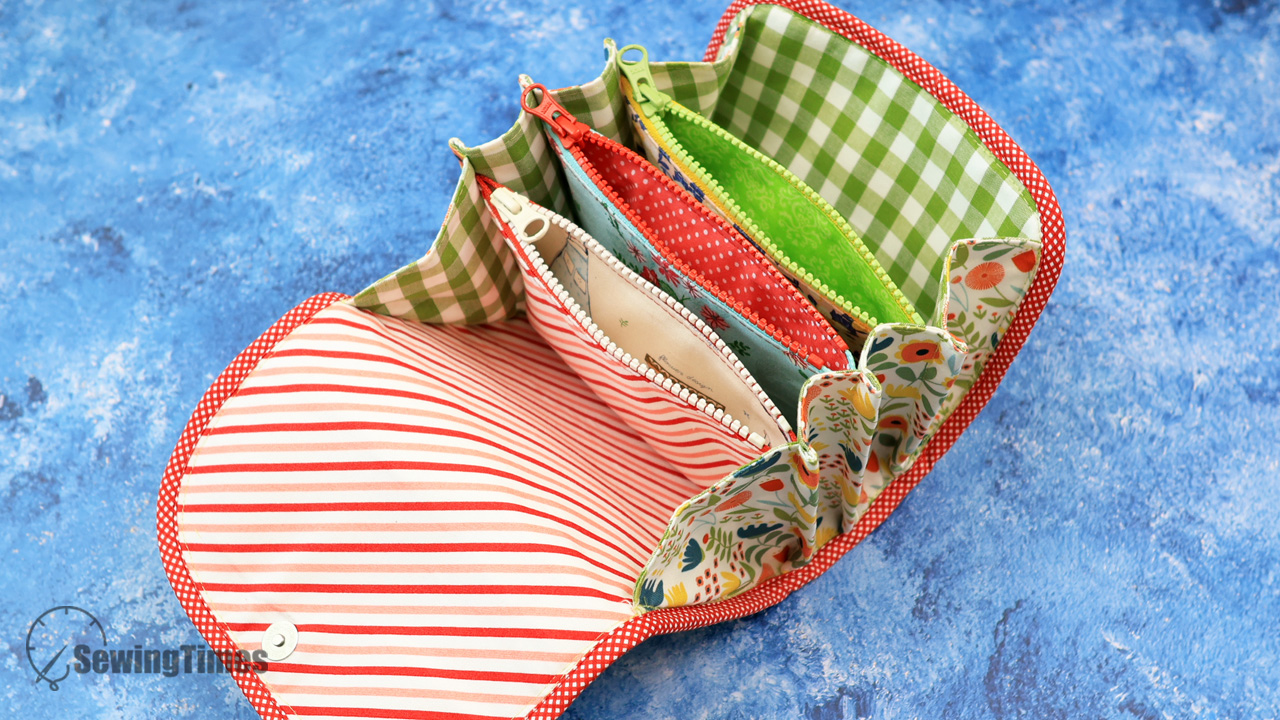 Read more about the article Making a Triple Zipper Pouch Bag