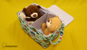 Read more about the article Sew Your Own Storage Box with Dividers and Flap Cover