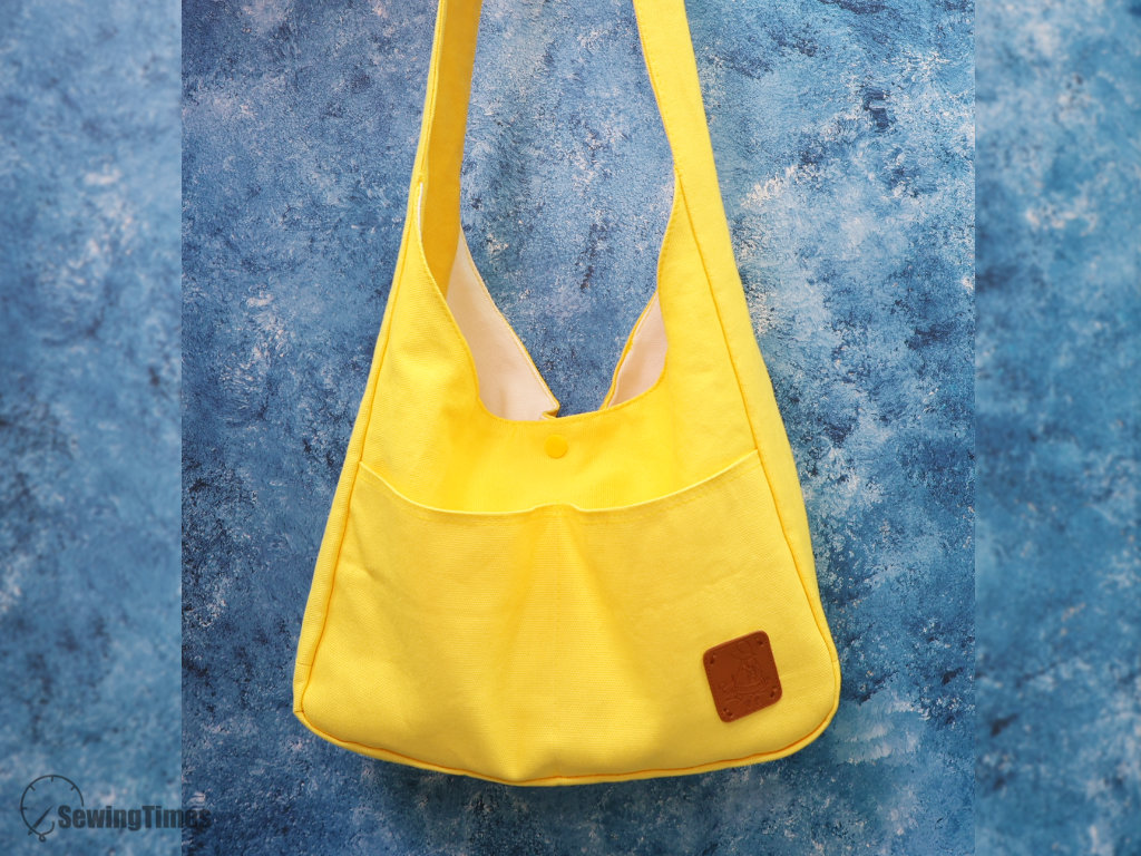 Read more about the article DIY Cotton Canvas Shoulder Bag – Easy Sewing Tutorial with Pockets!