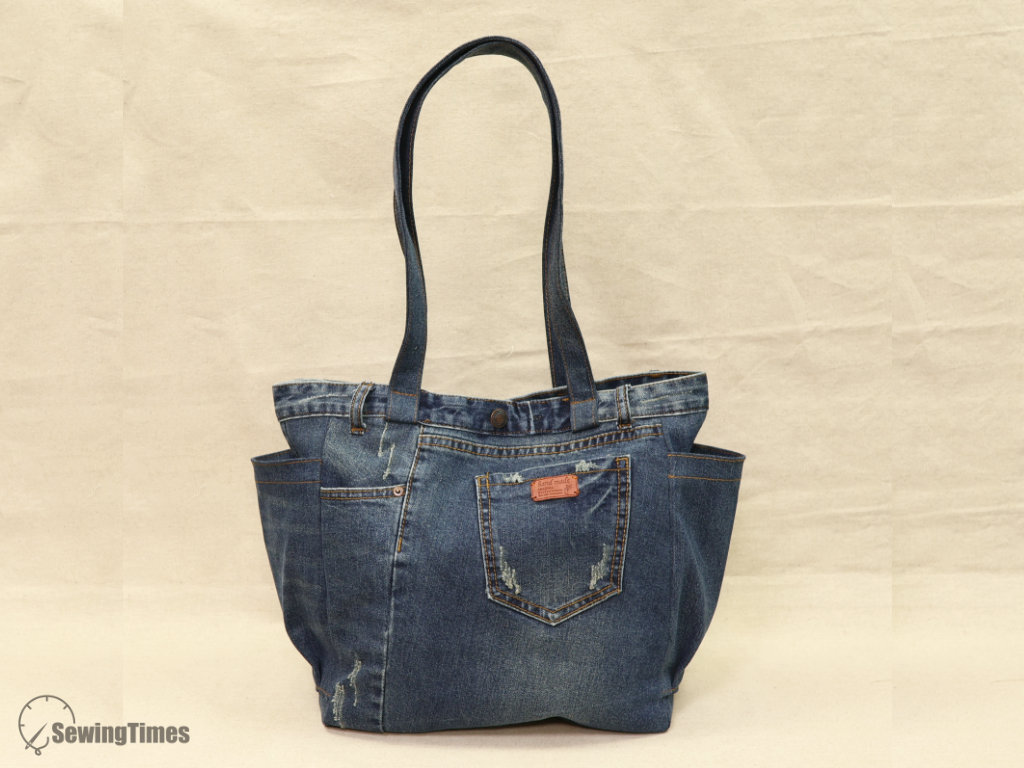 Read more about the article Upcycled Denim – Old Jeans into Tote Bag