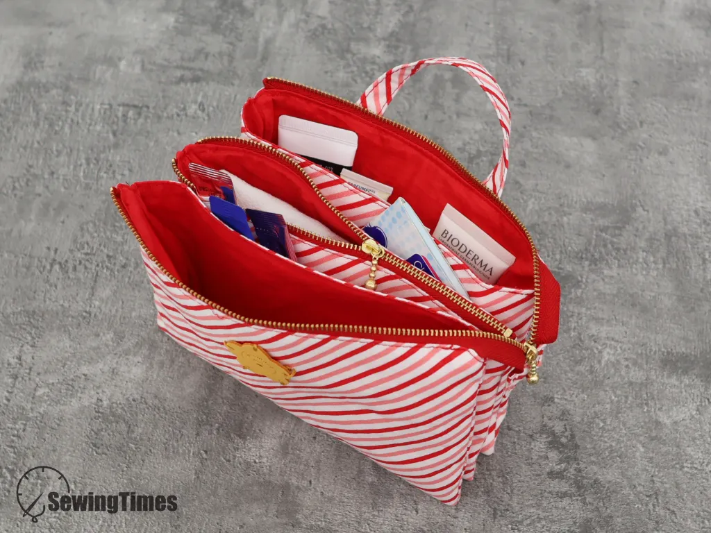 Read more about the article DIY 5-Pocket Organizer Pouch with Double Zippers