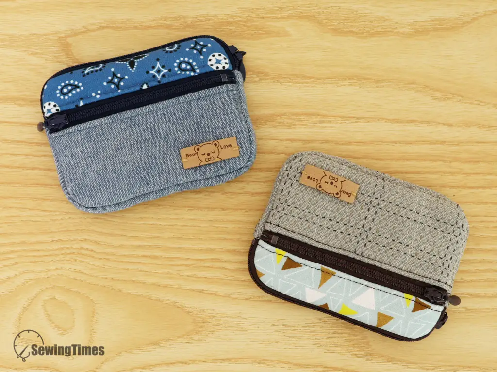 Read more about the article DIY Mini Wallet with Double Zipper | Sewing Gift Idea