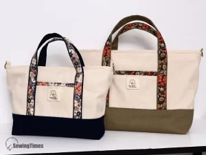 Read more about the article The Only Tote Bag Pattern You Need: 2 Sizes & Recessed Zipper