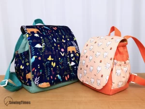 Read more about the article How to Sew an Easy Kids Backpack in 2 Sizes | Pebble Kids Backpack