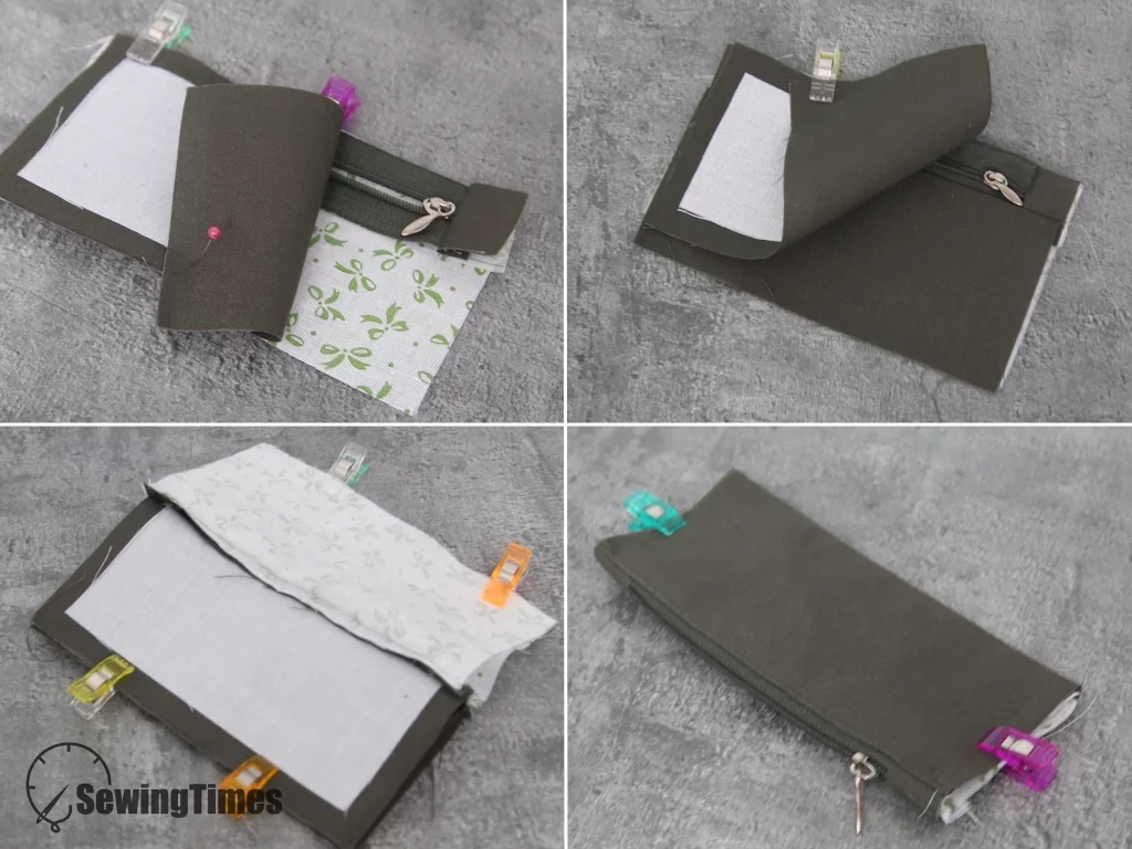 case with zipper